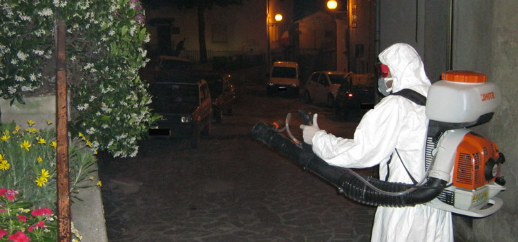 Avviso di disinfestazione per i giorni 9/10/11 settembre