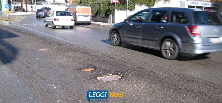I danni stradali del gelo