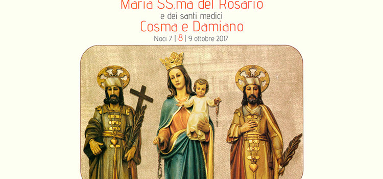 Tutto pronto per la festa dei Santi Medici e Maria Ss.ma del Rosario