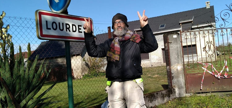 Rocco Rinaldi è arrivato a Lourdes
