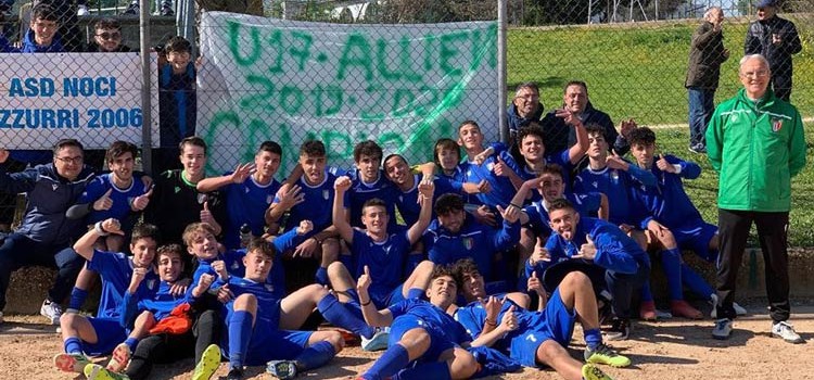Gli Allievi Regionali del Noci Azzurri 2006 vincono il girone E