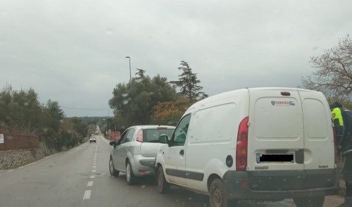 Sinistro sulla strada Noci-Mottola