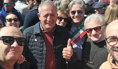 Manifestazione del centrosinistra pugliese: presente il Sindaco Intini