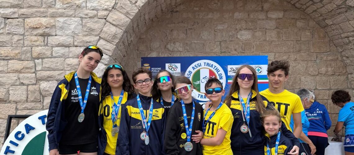 Otré Triathlon Team protagonista con nove atleti in gara e un bottino di medaglie
